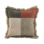 Multi Color Cotton Cushion with Filler for Living Room, Floor - CS 228 (45x45cm)