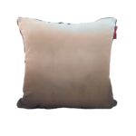 Decorative rainbow brown polyester cushion CS-272 with filler 45X45cm