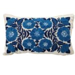 CS-267 embroidery cotton cushion multi color 45X45cm