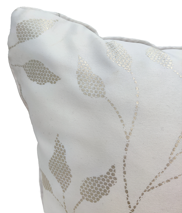 jjyuy55 White Color Living Room Polyester Cushion with Filler - CS 242 (45x45cm) - الصورة 3