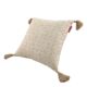 White & Gold Color Polyester Cushion with Filler for Living Room, Couch - CS 231 (45x45cm) - الصورة 2