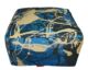 Study room pouf PF-123, polyester multi, 50x50x30cm, enhances home decor by Ramsha Home.