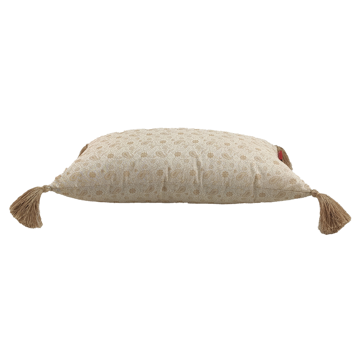 ppp9990171152 White & Gold Color Polyester Cushion with Filler for Living Room, Couch - CS 231 (30x50cm) - الصورة 5