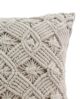 Natural White Color Cotton & Polyester Macrame Cushion - CS 169 (60x60cm) - الصورة 2