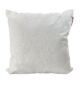 45x45cm white cotton cushion CS-266 with filler, delicate embroidery ideal for cozy home settings by Ramsha Home.