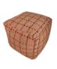 Soft and comfort pouf PF-107, multi-color, 50x50x30cm - versatile home decor by Ramsha Home.