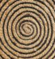 Handcrafted braided jute round rug BR 004 (90cm) by Ramsha Home