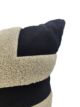 Black & Off White Color Cotton Cushion with Filler for Sofa, Floor, and Bedroom - CS 260 (45x45cm) - Image 3