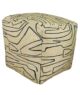 Playroom printed pouf, multi color, 40x40x40cm - stylish accent piece by Ramsha Home.