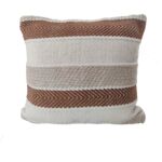 Home decor woven polyester cushion CS-253, multi-color 45x45cm, adding style and comfort to car, bed, and sofa settings by Ramsha Home.