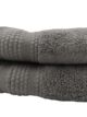 Soft cotton towel TW-012, 70X150cm, highly absorbent for bathroom use, grey color by Ramsha Home.