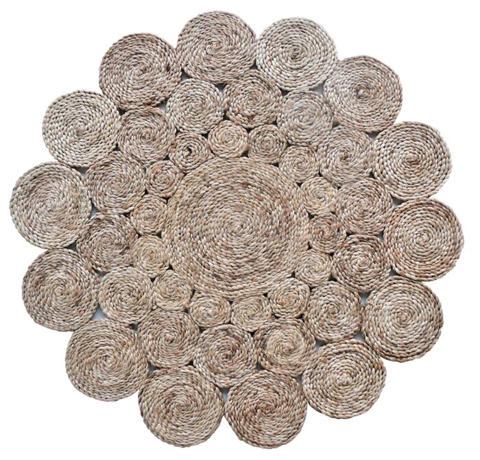 Handmade bedroom & drawing room crochet round rug, CR 006, 200cm
