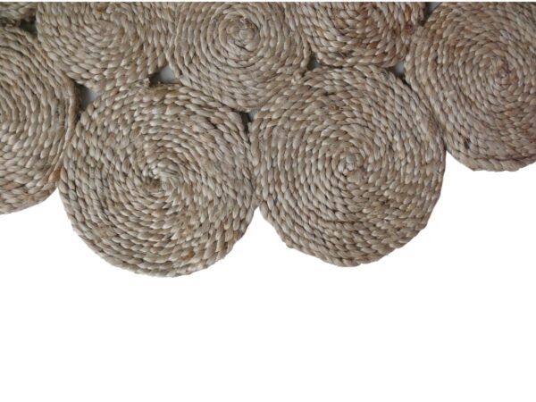 Elegant Handmade Round Crochet Rug for Farmhouse Decor - Assorted (110cm) by Ramsha Home Handcrafted farmhouse decor round crochet rug, 110cm, in assorted colors by Ramsha Home.