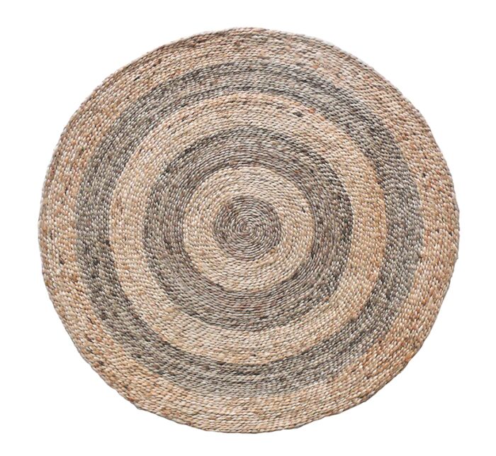 Modern handmade round rug with crochet artistry, CR 010, 160cm