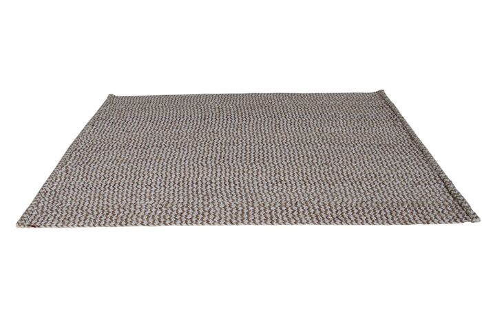 Handcrafted natural color home decor crochet rug, CR 002, 200x300cm by Ramsha Home