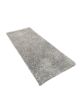 Stylish White & Black Soft Shaggy Rug DPB 01, 80x200cm