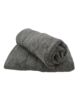 Grey cotton bath towel TW-012, 70X150cm, soft and absorbent for bathroom essentials by Ramsha Home.
