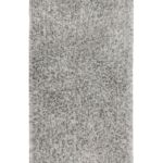 Contemporary White & Black Shaggy Rug DPB 01, 80x200cm