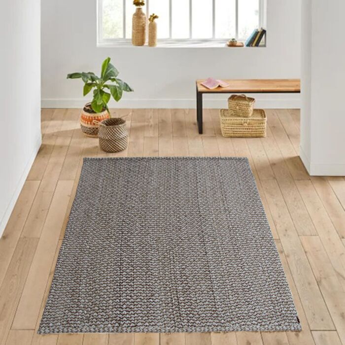 Handmade natural color home decor crochet rug, CR 002, 200x300cm by Ramsha Home