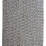 Handmade Natural & White Color Bedroom Crochet Rug