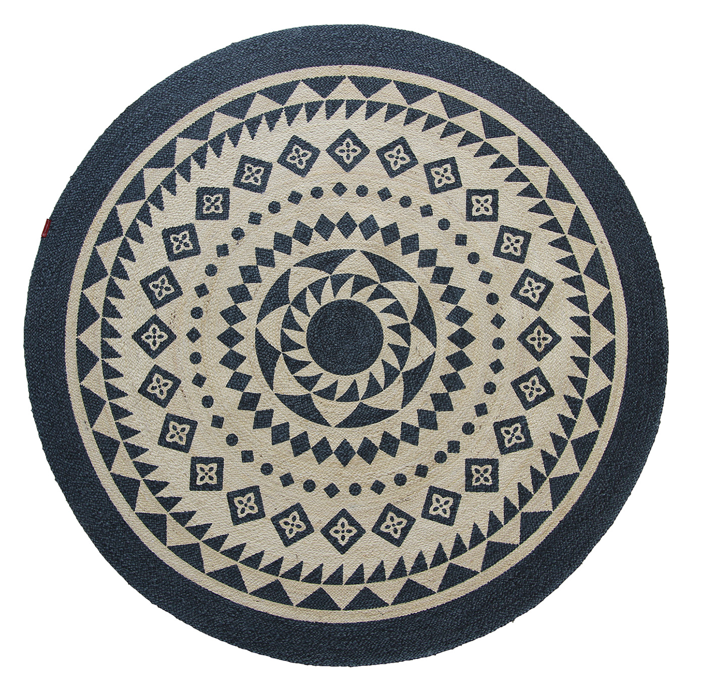 Cozy and Decorative Handmade Braided Jute Floor Round Rug BR 075 (200cm) by Ramsha Home Cozy and decorative braided jute floor round rug BR 075 200cm by Ramsha Home