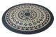 Stylish braided jute floor round rug BR 075 for home decor 200cm by Ramsha Home
