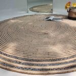 Stunning Handmade Cotton & Jute Braided Rug - BR 065 (150cm)