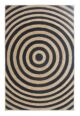 Amazing Handmade Natural & Black Jute Floor Braided Rug - BR 072 (200x300cm)