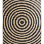 Amazing Handmade Natural & Black Jute Floor Braided Rug - BR 072 (250x350cm)