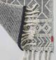 Backside View of Precision and Fine Quality on Wool and Cotton Rug SRN-018 - Ramsha Home