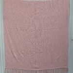 Cozy pink bedroom throw TAL-042 125x150cm by Ramsha Home