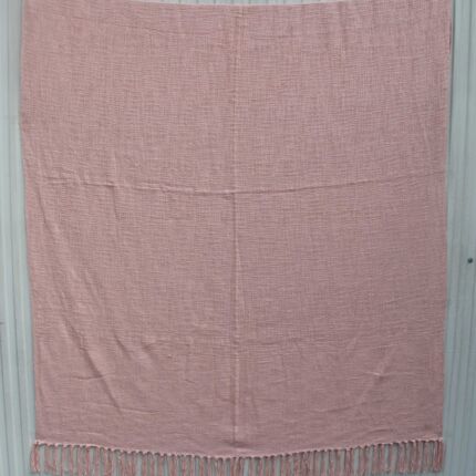 Cozy pink bedroom throw TAL-042 125x150cm by Ramsha Home