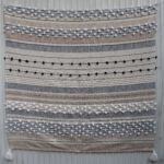 Stylish multi-color home decor throw TAL-043 125x150cm by Ramsha Home