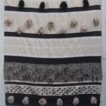 Artistic modern bedroom throw TAL-044 multi-color 125x150cm by Ramsha Home