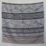 Multi-color cozy cotton and wool decorative throw TAL-047 125x150cm by Ramsha Home