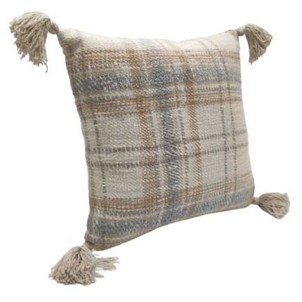 Multi home decor cushion CS-281 cotton and wool 45X45cm by Ramsha Home
