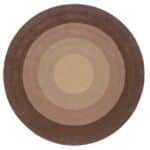 Luxurious Wool & Cotton Round Handmade Rug - HTW 51 (250cm)