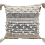 Stylish multi color cushion with tassel CS-288 45X45cm by Ramsha Home