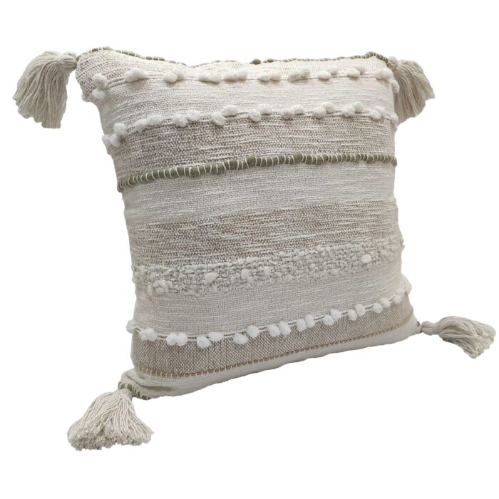 Modern cotton and wool cushion CS-285 multi-color 45X45cm by Ramsha Home