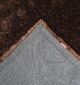 Brown shaggy area rug SG 04, 80x200cm