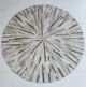 Home decorative leather rug in natural tones - LR 018 (200cm) by Ramsha Home