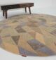 Stylish handmade round rug with multi colors HTWV 50 (200cm)