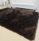 Premium quality fluffy shaggy rug SG 04 - Brown (80x200cm) by Ramsha Home