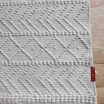 Premium quality polyester rug SR 022 (80x200cm) with soft texture by Ramsha Home