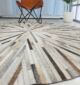 Home decorative leather rug - LR 018 (200cm) by Ramsha Home