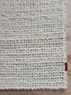 Modern bedroom decor white woven rug SRN 031, 170x240cm by Ramsha Home