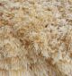 Close-up of Fluffy Cream Shaggy Rug (Design No. MPV-08) - Ramsha Home