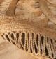 Natural color crochet jute round rug - CR 015 (150cm) by Ramsha Home