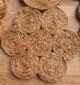 Natural color crochet jute round rug - CR 016 (150cm) by Ramsha Home
