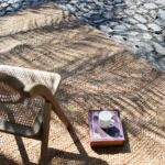 Handcrafted natural jute rug for living rooms, outdoor patios, and modern homes in UAE.